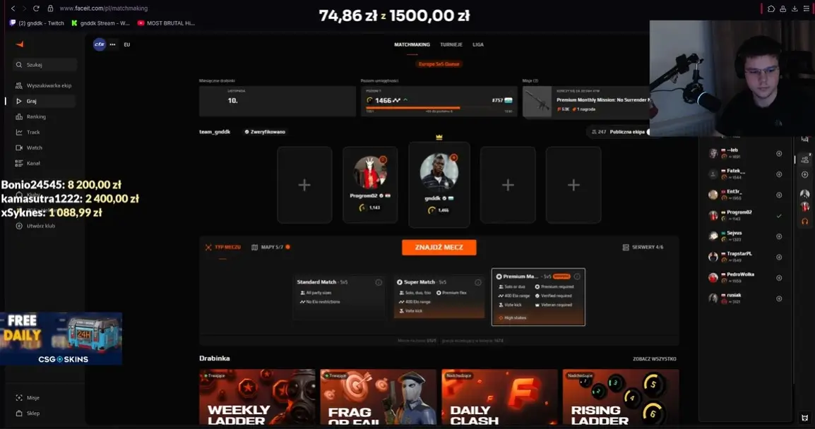 gnddk podczas streama