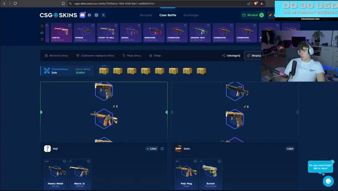 mejff podczas gry w kasynie online