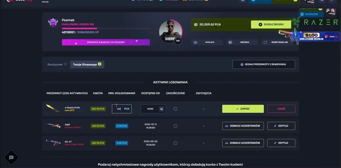 psemkowski podczas analizy gry na streamie